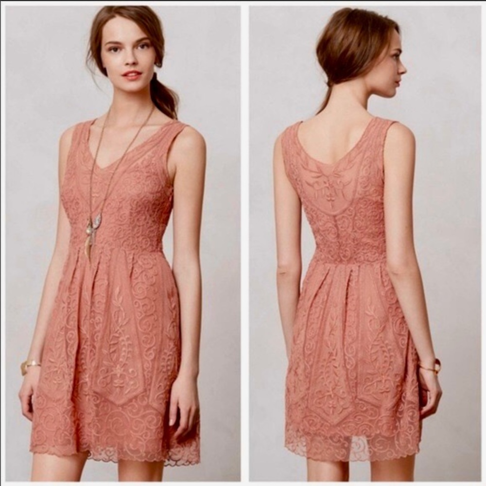 Anthropologie - Yoana Baraschi “At Dusk” intricate lace dress